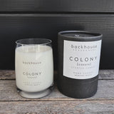 Modern Scented Candle Packaging | COLONY [cassis] | backhouse fragrances