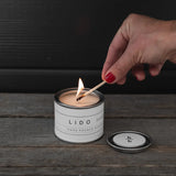 Mini Scented Candles | sandalwood | modern mini tin candle | backhouse fragrances