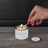 Mini Scented Candles | currant | backhouse fragrances | modern mini candle tin can